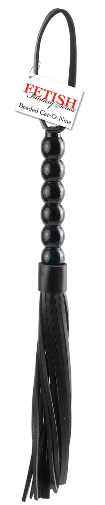 Pipedream Fetish Fantasy Series czarny pejcz do technik bondage 22cm