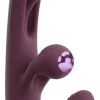 Javida Strapless Strap-On Flic podwojny wibrator z pilotem
