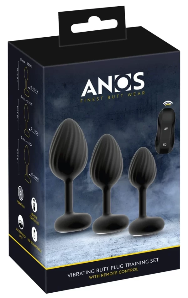 ANOS RC Vibrating Plug Set - 3 Sizes