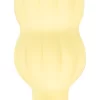 Cuties Vibrating Plug Yellow - Compact Silicone Model