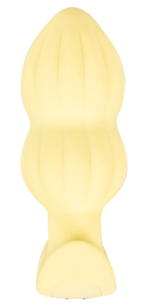 Cuties Vibrating Plug Yellow - Compact Silicone Model