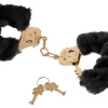 FFS Gold Deluxe Adjustable Handcuffs with Removable Soft