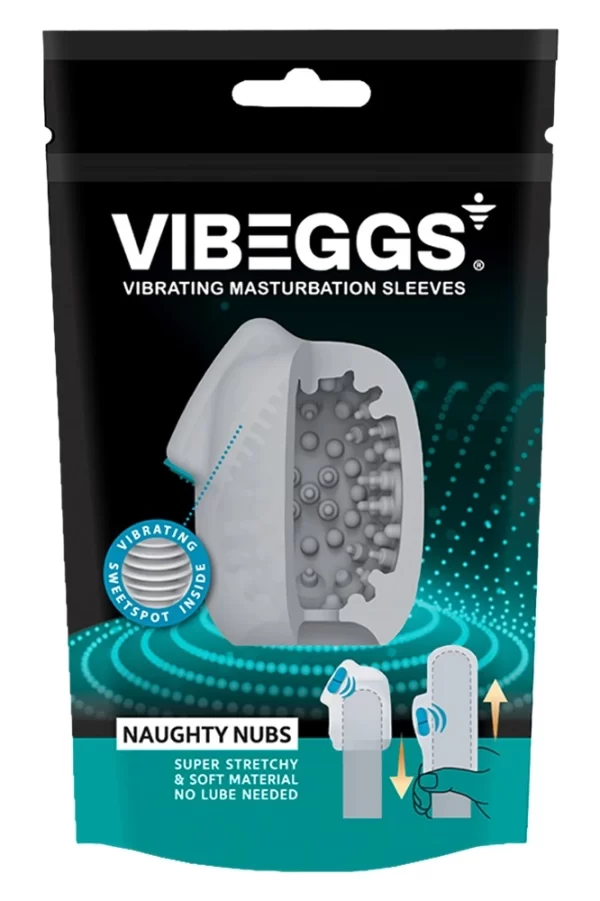 Vibeggs Naughty Nubs Intimate Vibration Sleeve