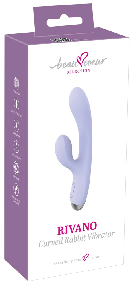 beau coeur Rivano Curved Rabbit - vibraattori
