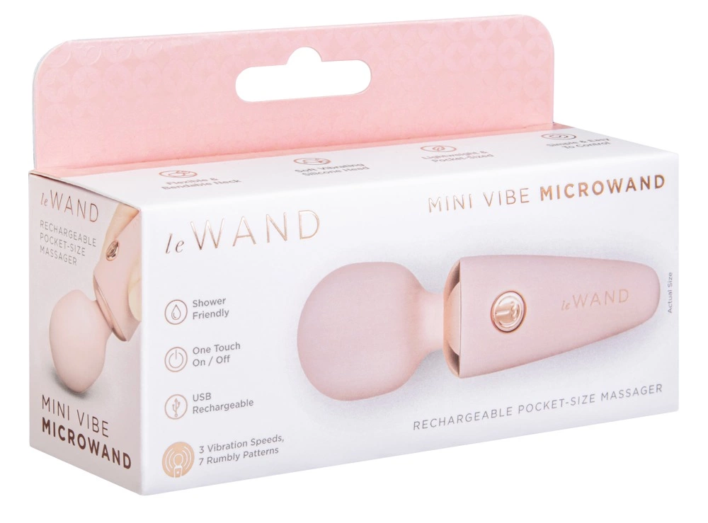 Le Wand Mini Microwand Rose Go - vibraattori