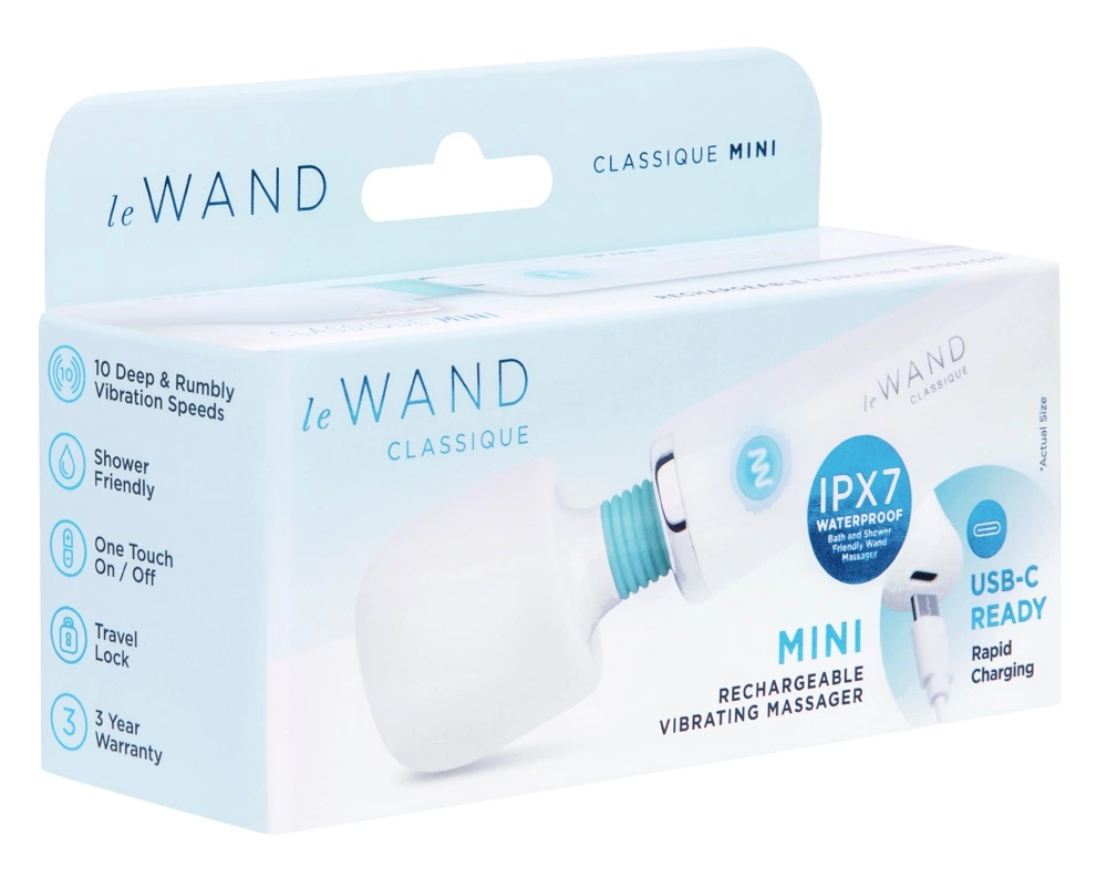 le Wand Classique Mini Biała Masażerka Kompaktowa - vibraattori