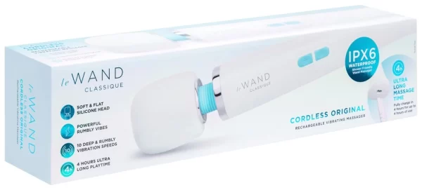 le WAND Classique Cordless Rechargeable biały masażer - vibraattori