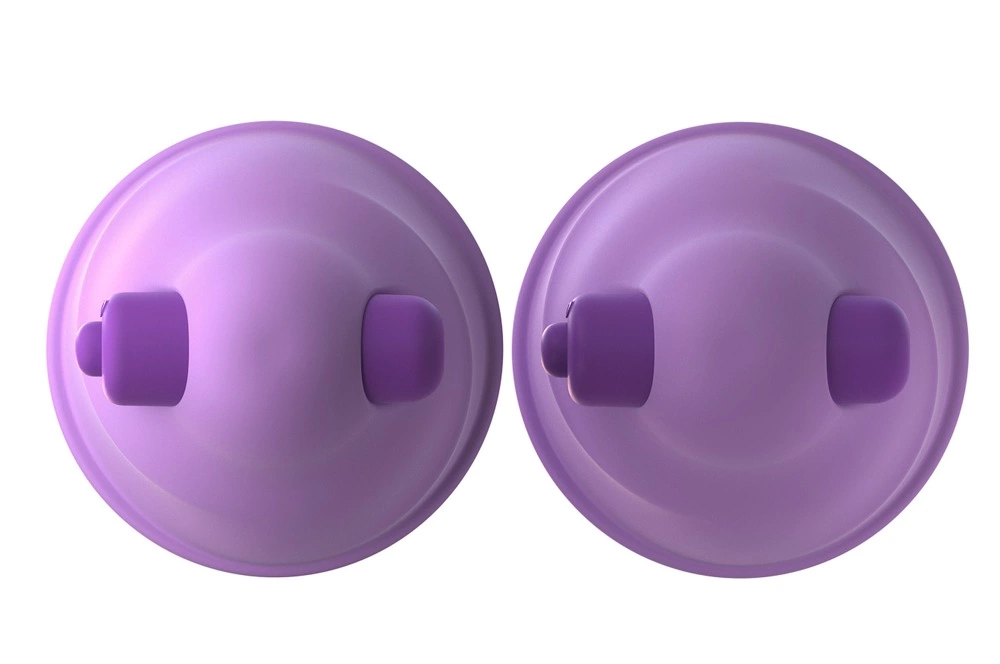 Fantasy For Her Zaciski Wibracyjne Ssące na Sutki Fioletowe