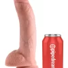 Pipedream King Cock model 23 cm jasny - anatomiczny kształt - Anelma eroticshop