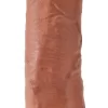 King Cock Model 28 cm ciemny - naturalistyczna forma - Anelma sexshop