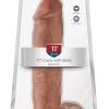 King Cock Model 11" Tan Intimate System with Suction Base - Anelma sextoys