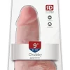 King Cock Chubby Light Anatomical Model with Suction Cup 22.9cm PVC - Anelma sextoys