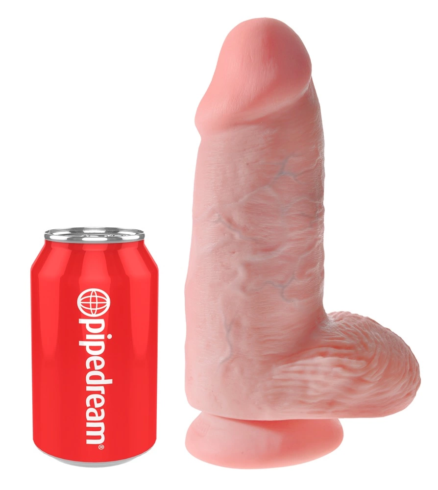 Pipedream King Cock Model 23 cm Jasny - Gruby z PrzyssawkÄ… PVC - Anelma eroticshop