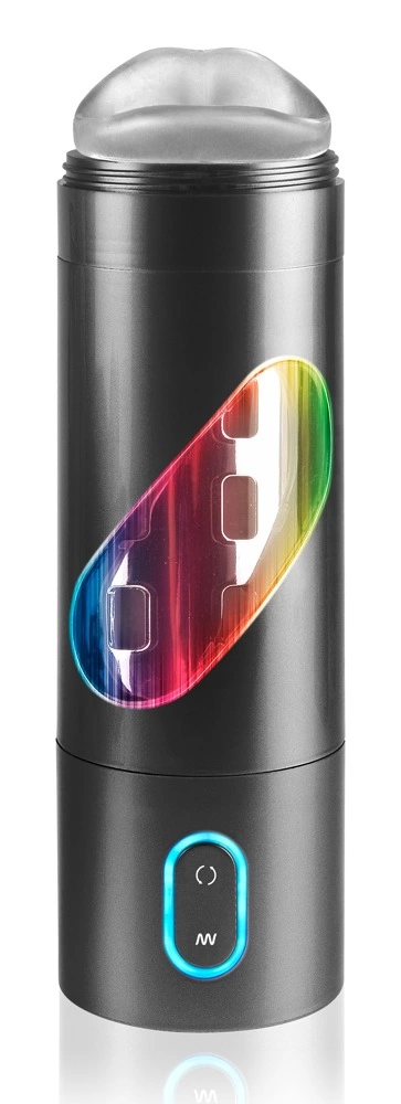 Pipedream Extreme Roto-Bator Intimate Rotating System Mouth 24.1cm combines rechargeable power and an ergonomic design in a practical