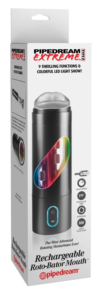 Pipedream Extreme Roto-Bator Intimate Rotating System Mouth