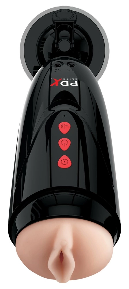 Pipedream Extreme Dirty Talk Starter Intimate Device 10-Mode Black 17.8 combines 10 vibration modes and rechargeable power in a practical
