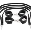 FFS Cuff & Tether Set Black - Adjustable Restraint System