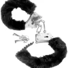 FFS Beginner's Fury Soft Plush Adjustable Handcuffs - Black