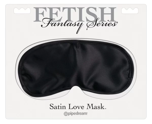 Fetish Fantasy Series maska na oczy czarna z wyÅ›cioÅ‚kÄ… uniwersalna