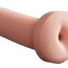 PDX Pump & Dump F Male Intimate Trainer Flexible TPE 13.2cm combines flexible elastomer and an ergonomic design for comfortable