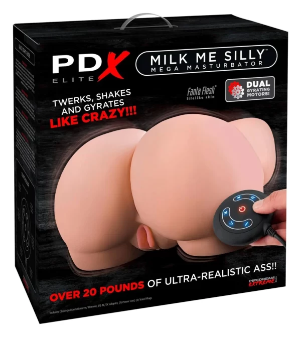 PDX Elite Milk Me Silly Light Intimate Torso with Vibration