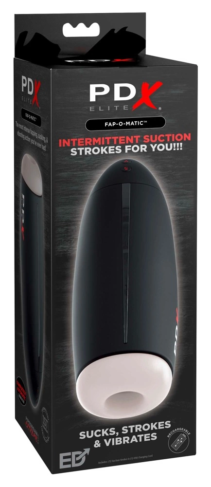 PDX Elite Fap-O-Matic Intimate Machine with Suction &