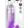 King Cock Clear 6" with Balls Intimate Model Purple TPE Suction Cup - Anelma sextoys