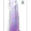 King Cock Clear 10" Purpl Model with Balls - Anelma sextoys