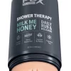PDX Plus Shower Milk Me Honey Ligh - Dyskretna maszyna intymna - Anelma PDX Plug Shower Therapy Milk Me Honey Intimate Machine 20.7cm combines adjustable pressure for comfortable