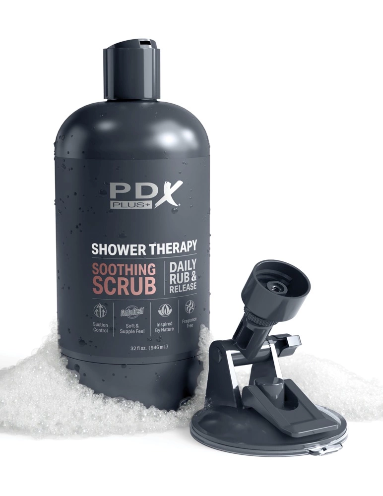 PDX Plug Shower Therapy Soothing Scrub – Masturbatory ręczne