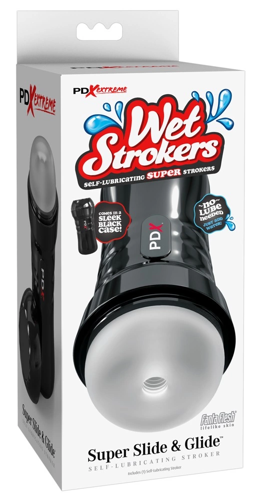 PDX Extreme Wet Stroker Super Slide Transparent Intimate