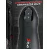 PDX Elite Suck-O-Matic Frosted Black Automatic Stimulation