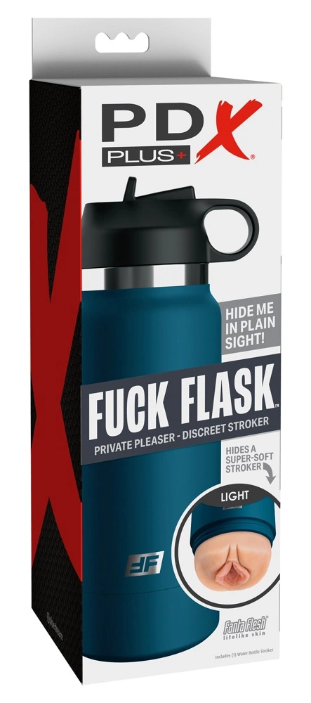PDX Plus Private Flask Intimate Device with Discreet Case