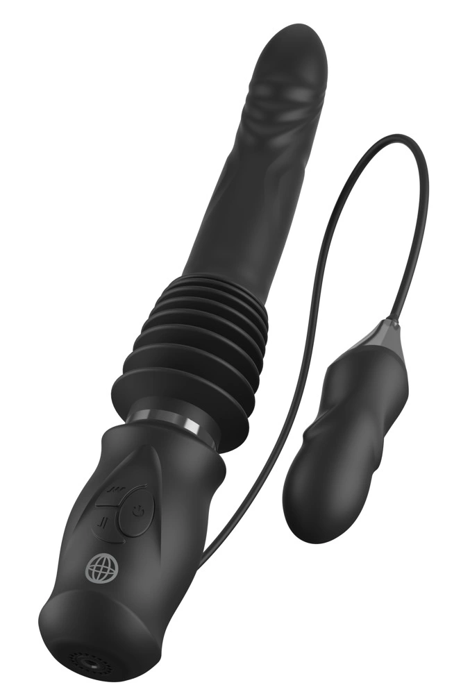 Black - Anelma Fetish Fantasy Series Ultimate Silicone Thruster