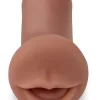 PDX Extreme Coed Cocksucker Brown - Kompaktowa maszyna intymna - Anelma PDX Extreme Coed Intimate Machine Brown 12.7 cm TPR Anatomical Model combines an ergonomic design for comfortable