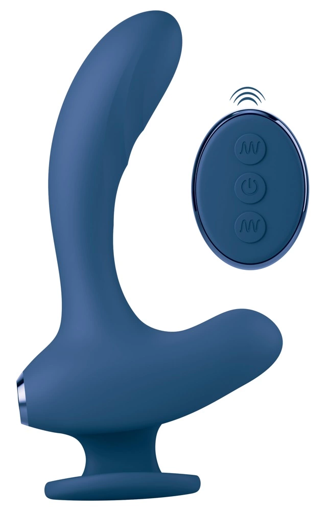 JimmyJane Solis Kyrios Intimate Warming Silicone System Black 14.4 cm. Prostate massager. See functions
