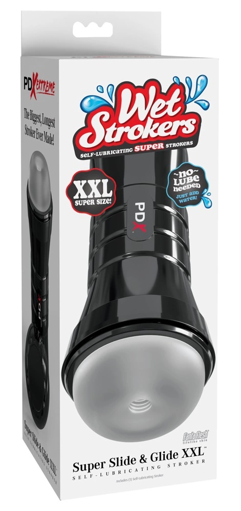 PDX Extreme WetStroker Slide Transparent Intimate Machine 26