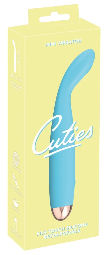 Cuties Mini Wibrator Stymulujący Niebieski 18