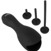 Black - Anelma Rebel 3Di Glans Stimulation Device with Flexible Dilators