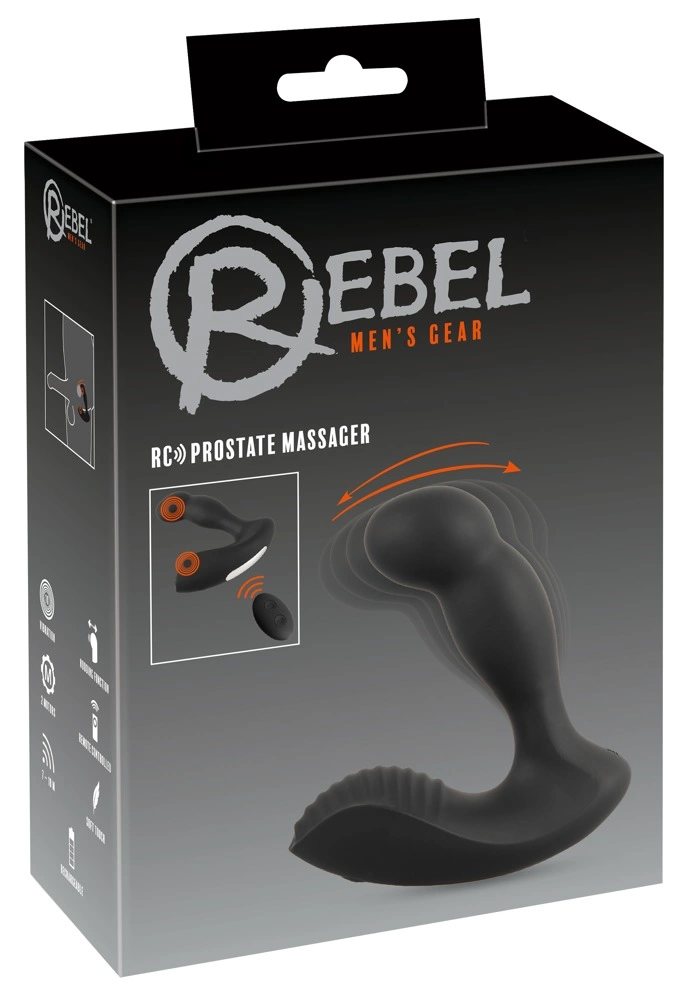 Rebel RC Intimate Massager Prostate Model with Remote Control 13.1 cm