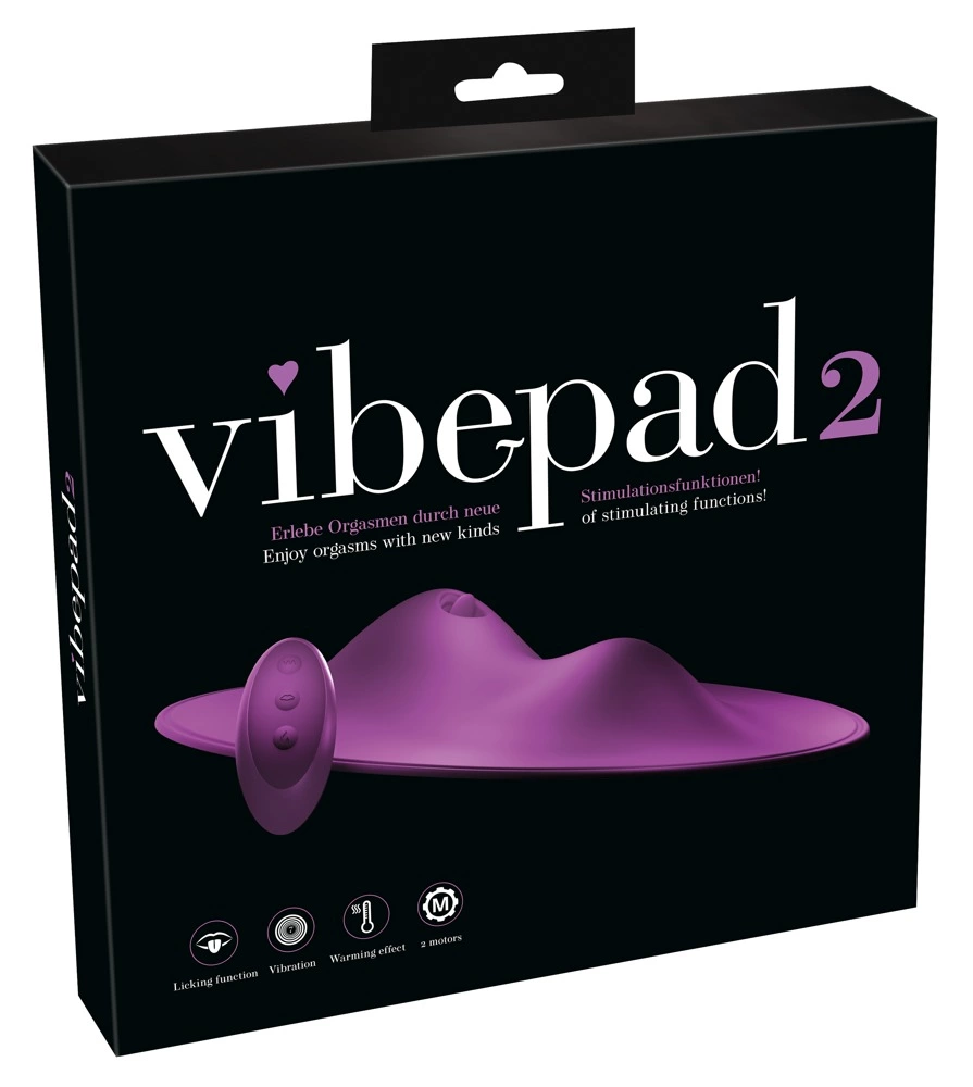 Vibepad Bezprzewodowa NakÅ‚adka StymulujÄ…ca z Podgrzewaniem i Pilotem