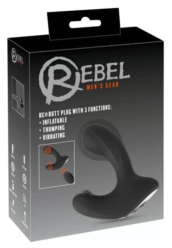 Rebel RC Inflatable Intimate Plug 3-Function