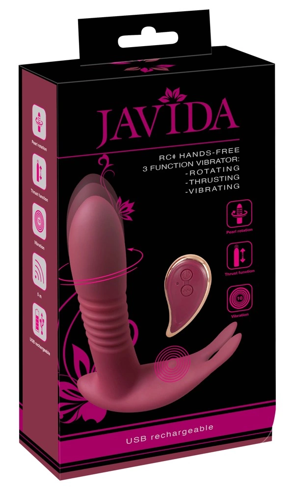 Javida Rotacyjny Model Intymny z Pilotem 3 Tryby - vibraattori