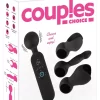 Couples Choice Masażer z 3 wymiennymi końcowkami czarny 21
