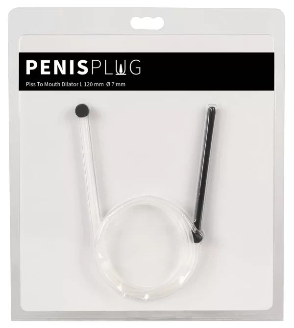 Penisplug Hollow Piss To Mouth - system intymny z rurkÄ… 88 cm