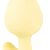 Cuties Yellow Mini Plug - Compact Silicone Model