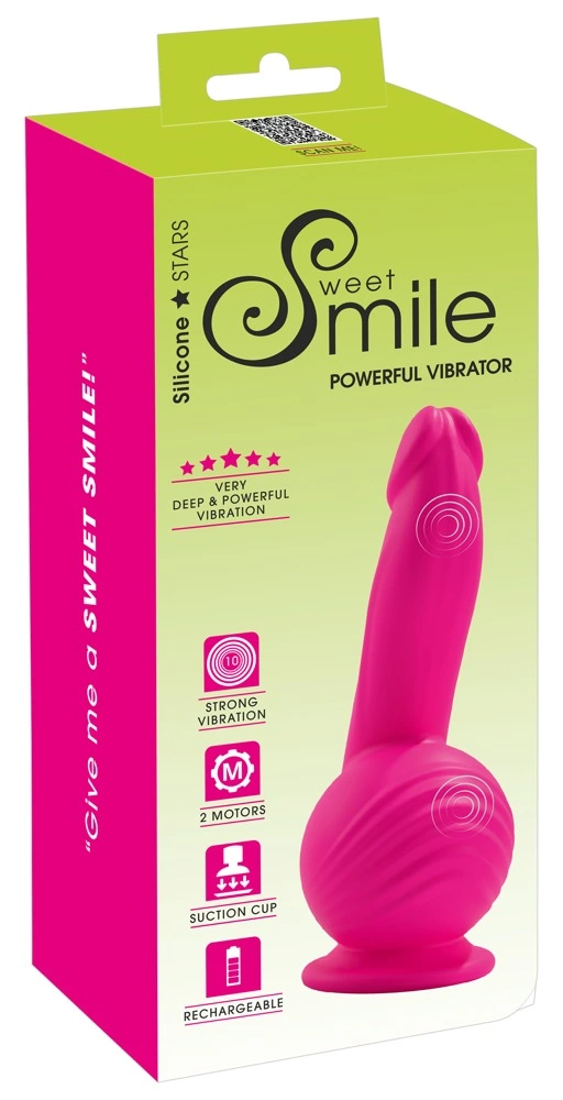 Sweet Smile Powerful Vibrator 19 cm przyssawka