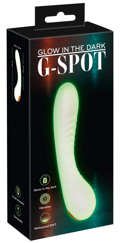 You2Toys GITD Stymulator punktu G świecący w ciemności 18 cm - G-pistevibraattori