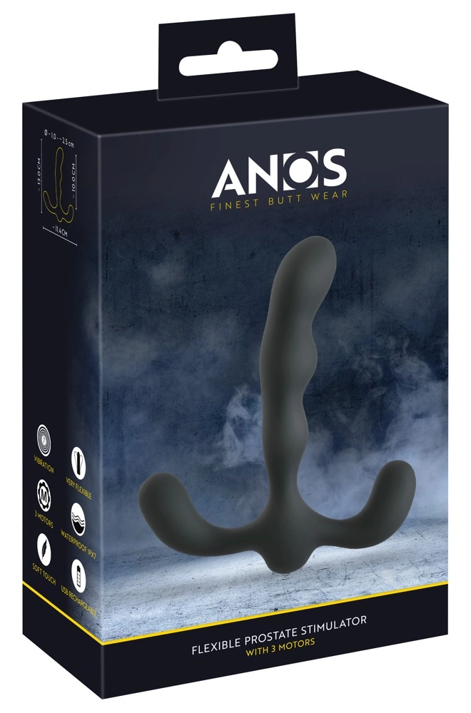 ANOS Prostate Plug 3-Motor Silicone Model