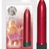 Mandy Mystery Baby Vibe Mini Wibrator Czerwony Metaliczny